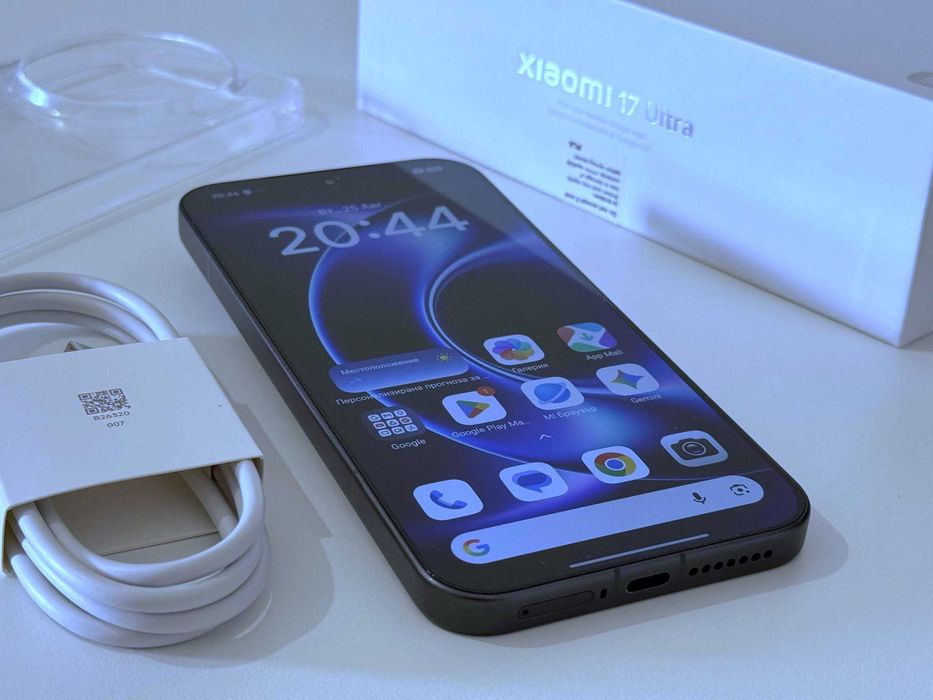 Бартер! 20м.Гаранция! Xiaomi 17 Ultra 512/16GB Black (Черен) 48 Цикъла.