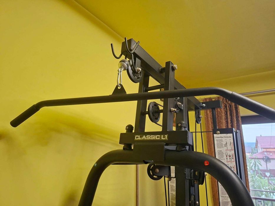 Aparat multifunctional fitness Orion Classic L1, greutati incluse 65kg, greutate maxima utilizator: 150kg, potrivit pentru toate grupele de muschi