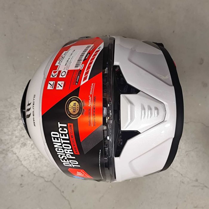 ПРОМОЦИЯ  Каска MT Thunder 4 SV WHITE - Код: 37874