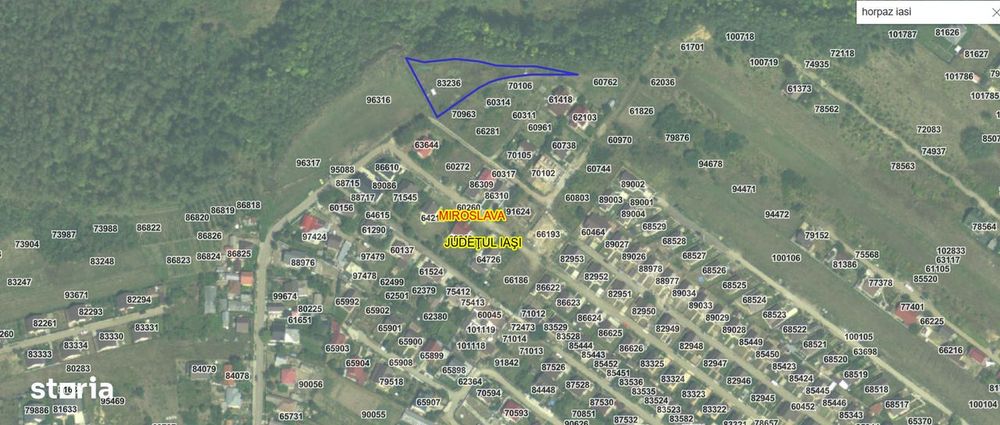 Teren Horpaz, 1880 mp intravilan,langa padure,panorama oras