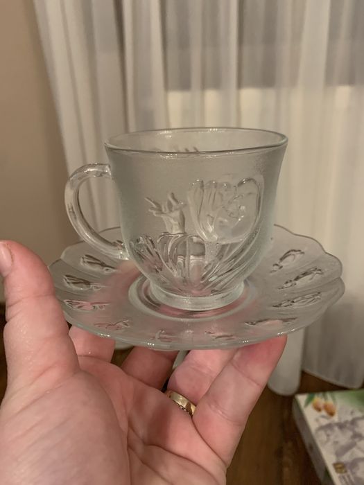 Set cesti cu farfuriute