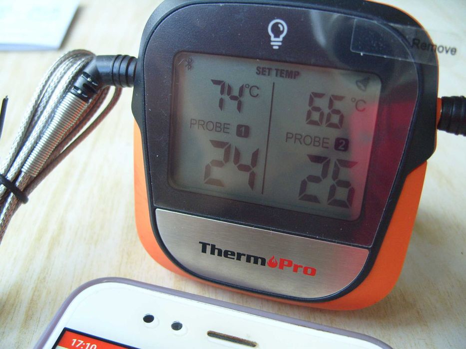 ThermoPro TP902 – Bluetooth термометър за месо и барбекю