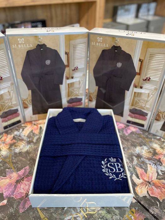 Банный халат вафельный в коробке