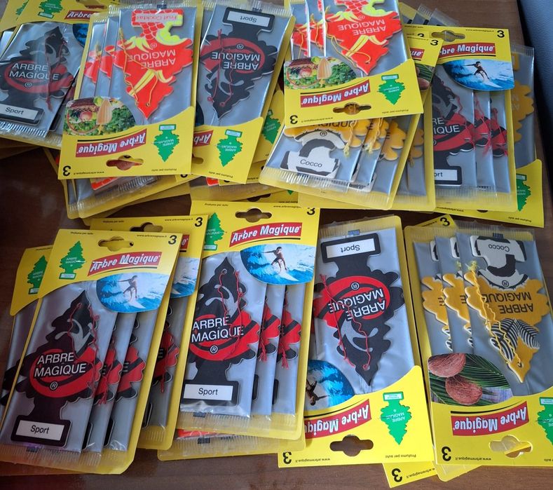 Odorizant auto Braduti Arbre Magic set 3