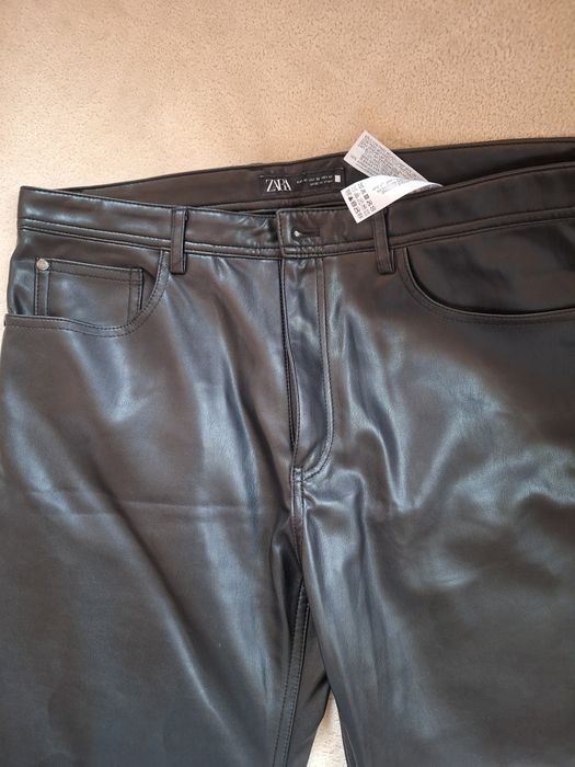 Дамски кожен панталон Zara размер 42