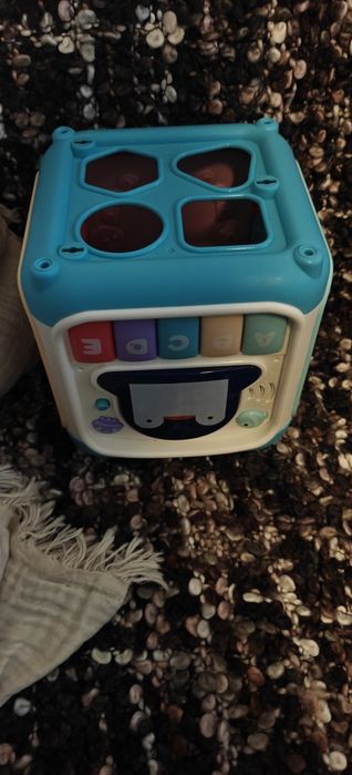Jucărie pentru copii 7 în 1  - Cub interactiv educațional - Cub activități - 12/18 luni