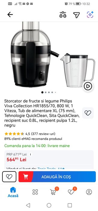 Storcător fructe /legume ca nou