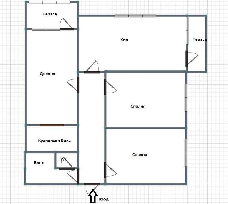 Продава се Четиристаен апартамент в Търговище, Център - 111 кв.м за 850 €/кв.м - Снимка #5