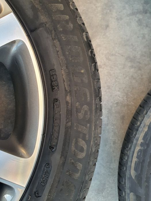 jante cu anvelope vara 205/55/16, originale pt vw golf 5,6,7,8,
