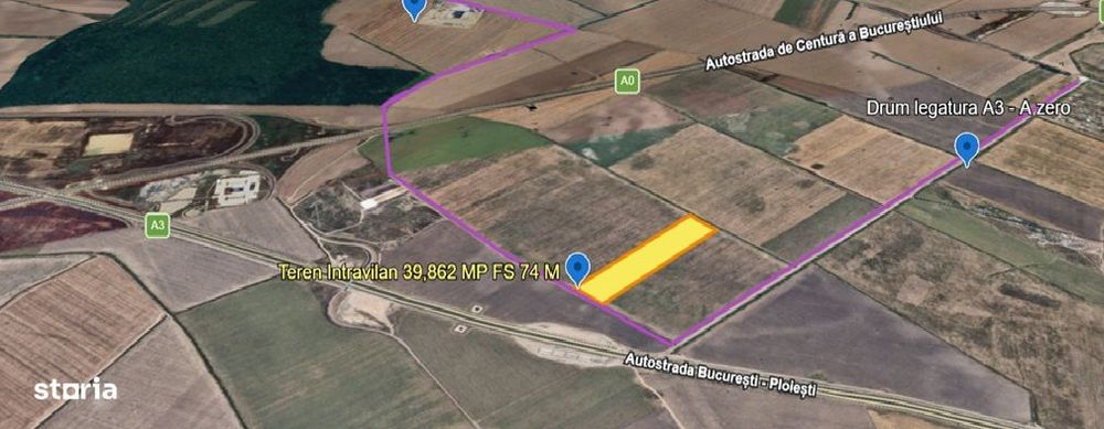 Vanzare Teren 38.862 MP Intravilan Tarla 10–Ștefanestii de Jos, Zon
