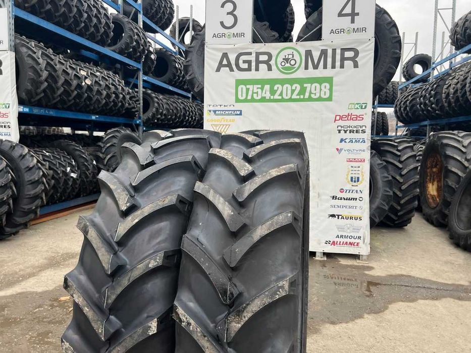 15.5-38 anvelope noi marca OZKA pentru tractor spate FENDT cu 8 pliuri