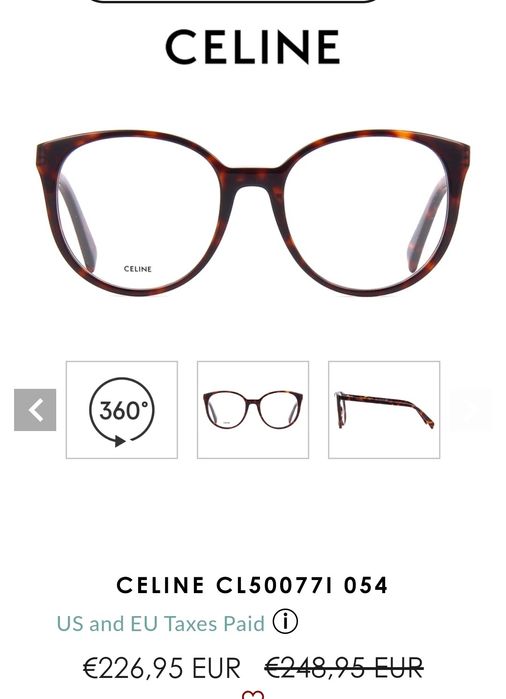 Celine диоптрични рамки за очила