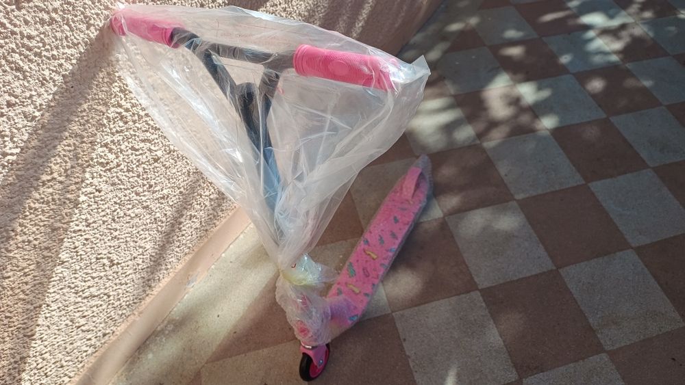 Trotineta/ freestyle/ scheme/100Kg/Roti 100mm/ aluminiu/cascadorii/NOU