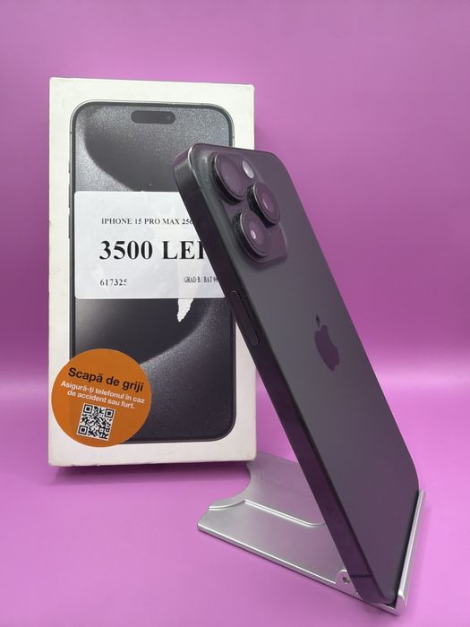 Iphone 15 pro max 256GB •Matei Amanet Margeanului•6173