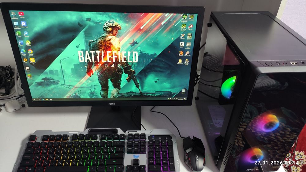 Срочно продам компьютер полный комплект в отличном состоянии, доставка