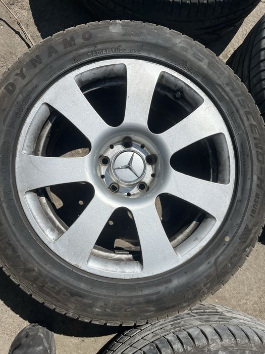Джанти 5 броя с 4 нови гуми Mercedes 17 цола