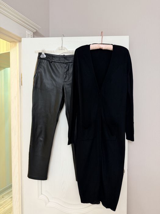 Кардиган длинный тонкий трикотаж