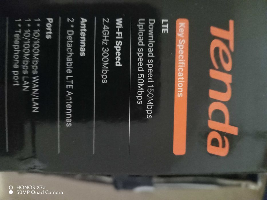Router Tenda 4G LTE cu sim Volte WIFI si functie telefon