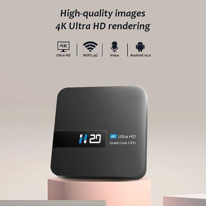 Smart TV box 3D HD TV Box Quad-Core CPU RK3228A, WiFi, 4K, H.265.