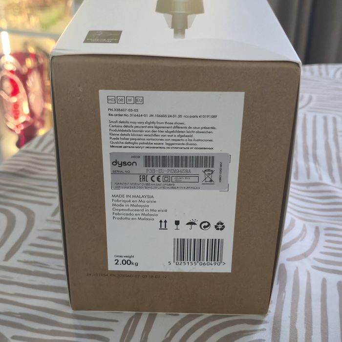 Uscator Dyson Grey/Pink HD07