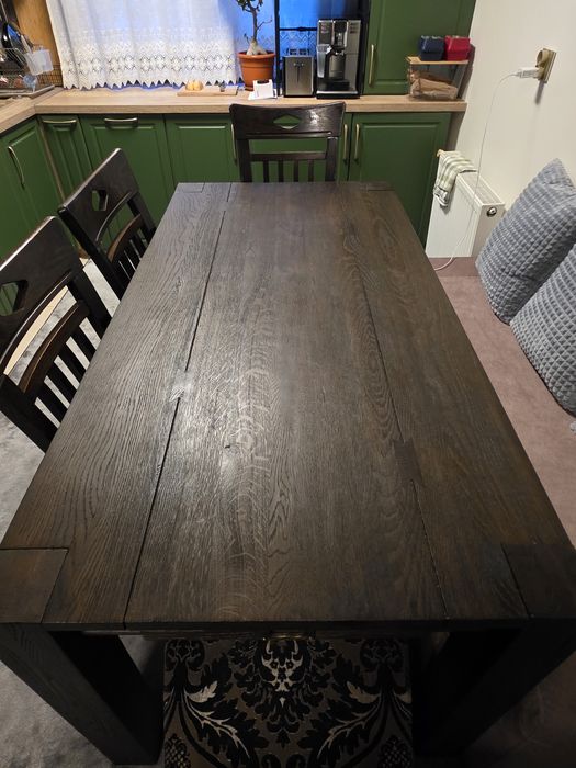 Masa stejar si scaune