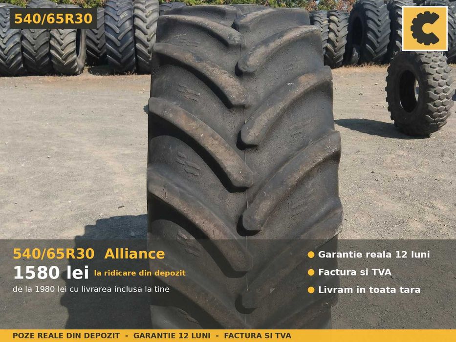Cauciucuri 540/65R30 Alliance Anvelope Tractor Spate SH REDUS Garantie