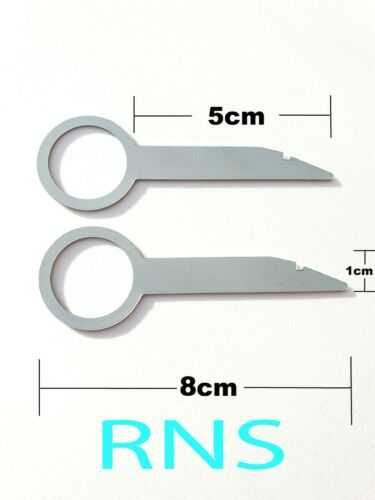 Пластини/ключове за сваляне/демонтаж на радио/музика/навигация