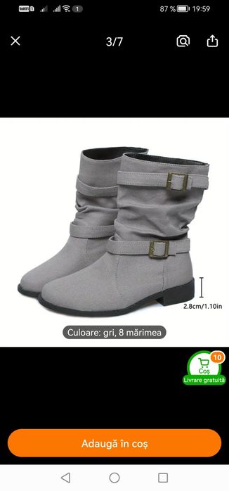 Cizmulite pânză primăvara-vara-toamna