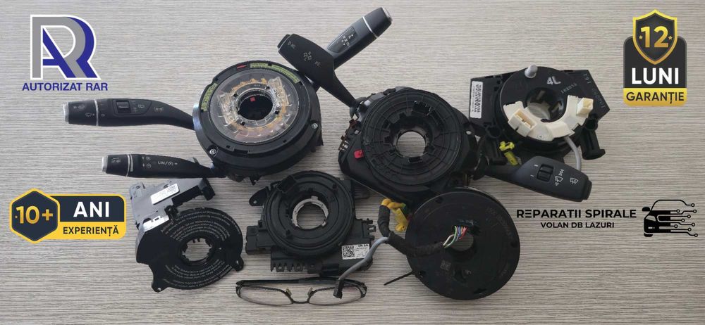 Reparatii spira airbag volan Audi A7 A8 A6 Q5 Q3 garantie 12 luni