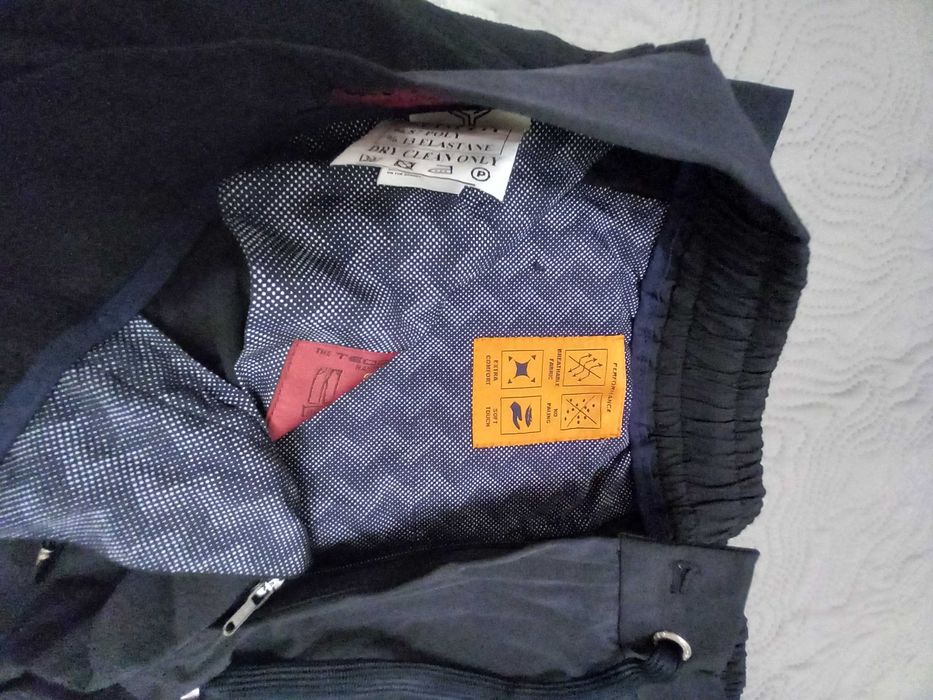 Тъмносин панталон с ластик TEODOR