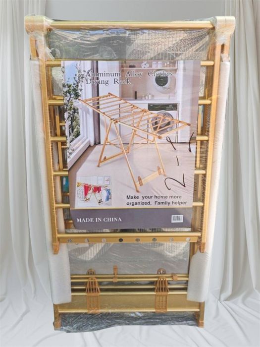 Сушилка для белья с усиленной конструкцией и золотым