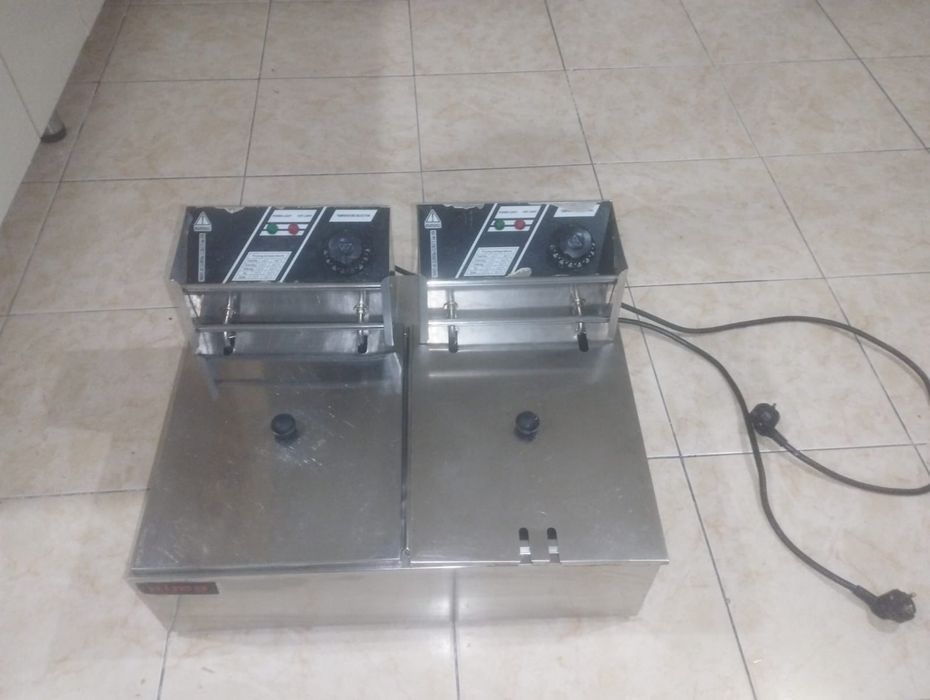 Продам почти новые фритюрницы  двойные + вытешку