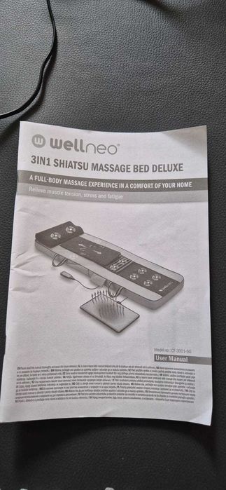 Saltea Masaj Shiatsu WELLNEO 3IN1