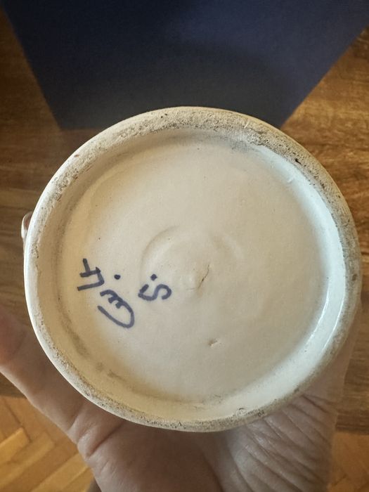 Уникално ръчно изработена кутия за бижута от Мароко от костен порцелан