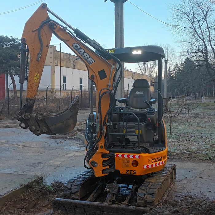 Vand miniexcavator CASE