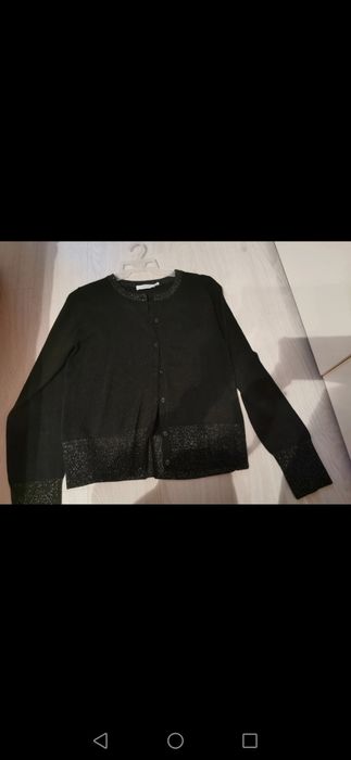 Cardigan negru cu sclipici