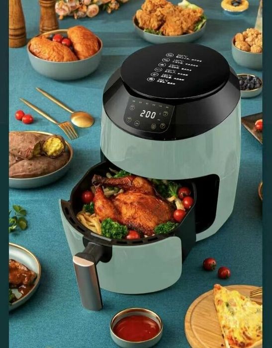 Фритюрница воздушная Meiling -HZ, электрическая, многофункциональная,