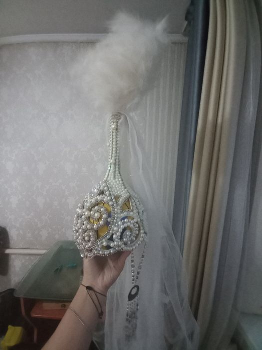 Продам саукеле с длинной фатой