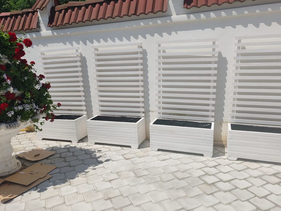 Jardiniere lemn masiv