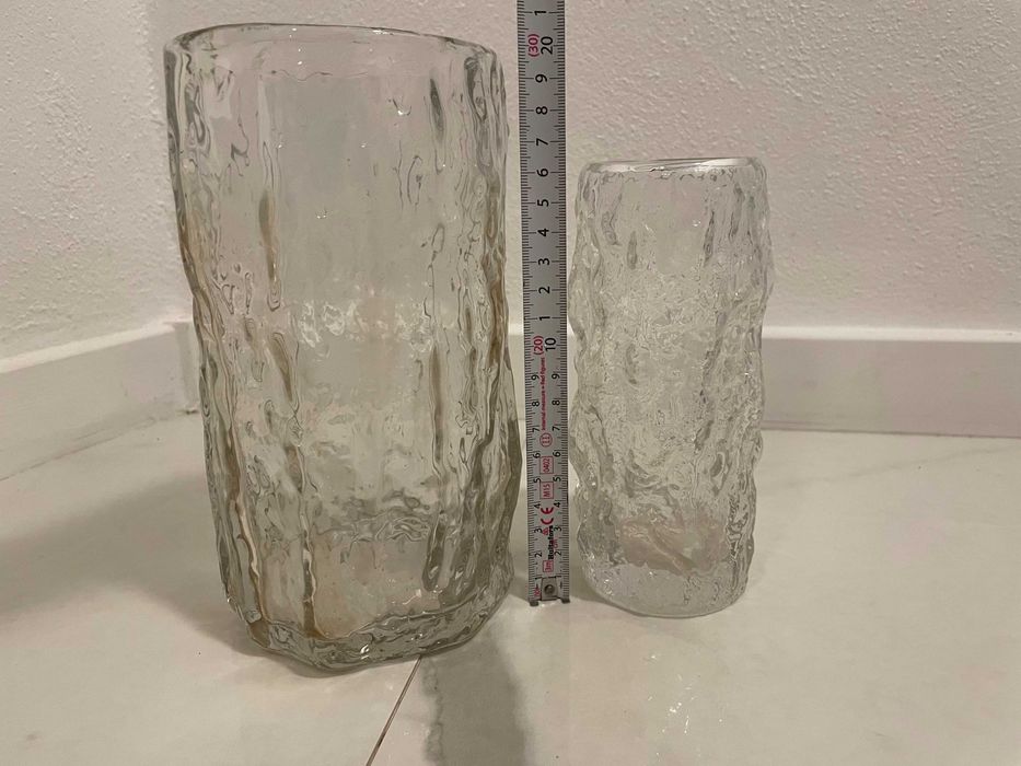 Geoffrey Baxter pentru Whitefriars  UK doua vaze britanice originale