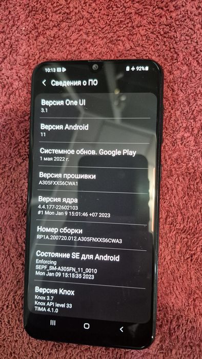 .Samsung A30 живой
