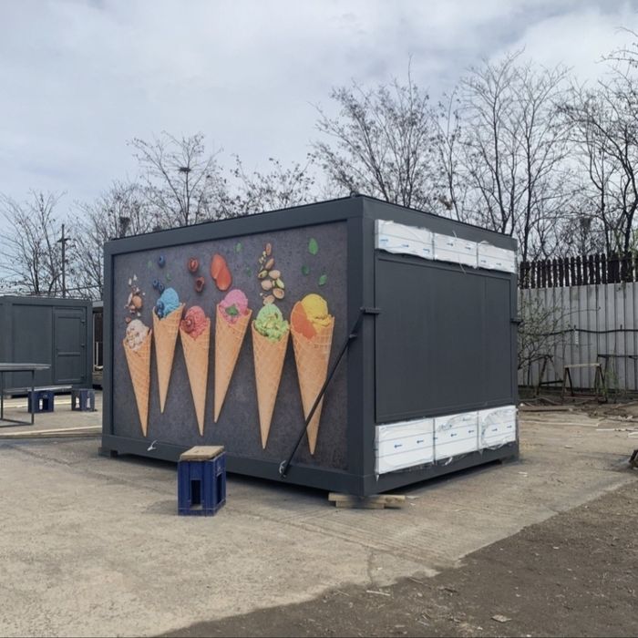 Vand containere modulare container modular birou vitrina grup sanitar cafenea livrarea gratuita