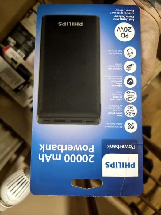 baterie externa philips 20.000 mah