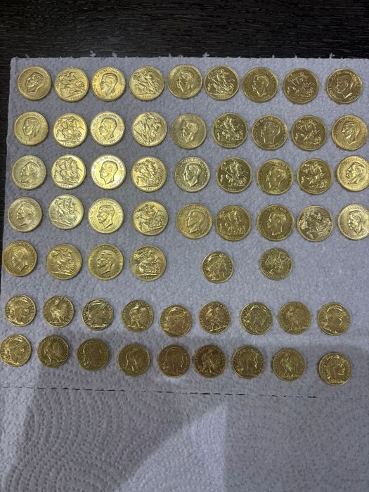 Vand monede placate cu aur de 24k Frank Iosif 4 ducat 1915