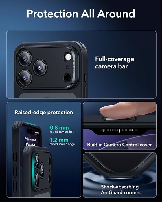 Huse iPhone 17 Pro / Max & Ring Holder Premium ESR MagSafe