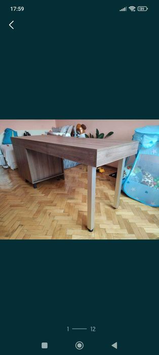 Барплот и шкаф МДФ 18мм. Дъб какао