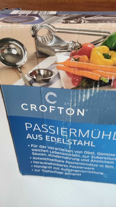 Ръчна машина за пюриране на зеленчуци и плодове Crofton