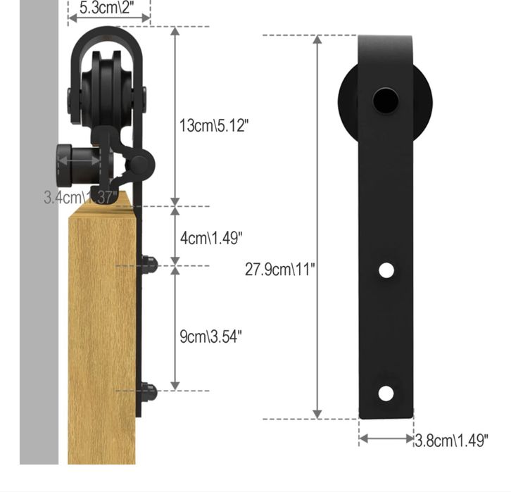 Механизъм за плъзгаща , фермерска врата