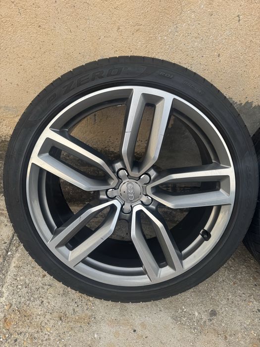 Jante Audi Sq5 Q3 Q5 Q7 Q8 cu cauc Pirelli 255/40R21 P zero dot2018