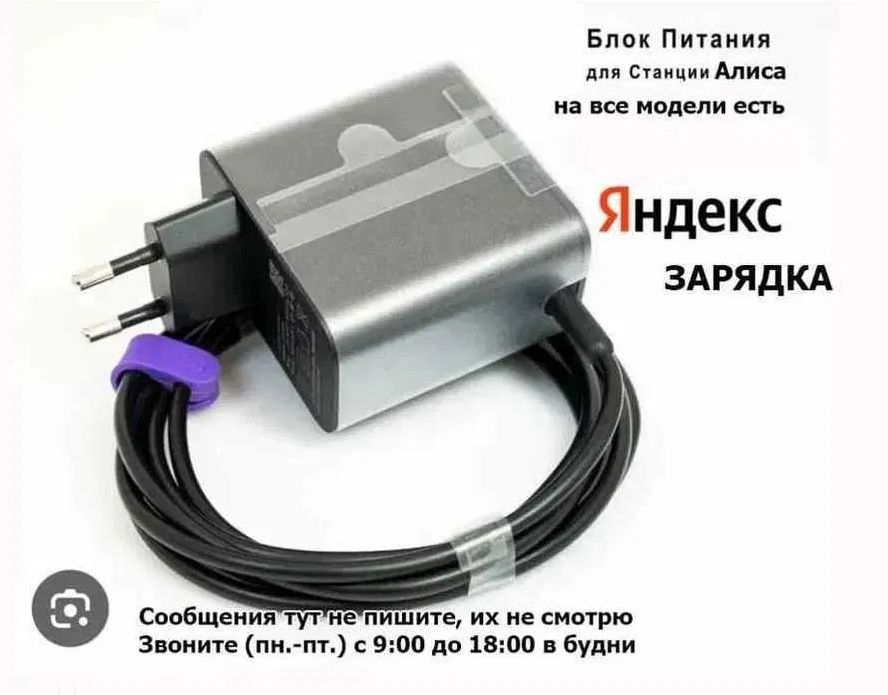 Блок питания, зарядка к Алисе на все модели есть